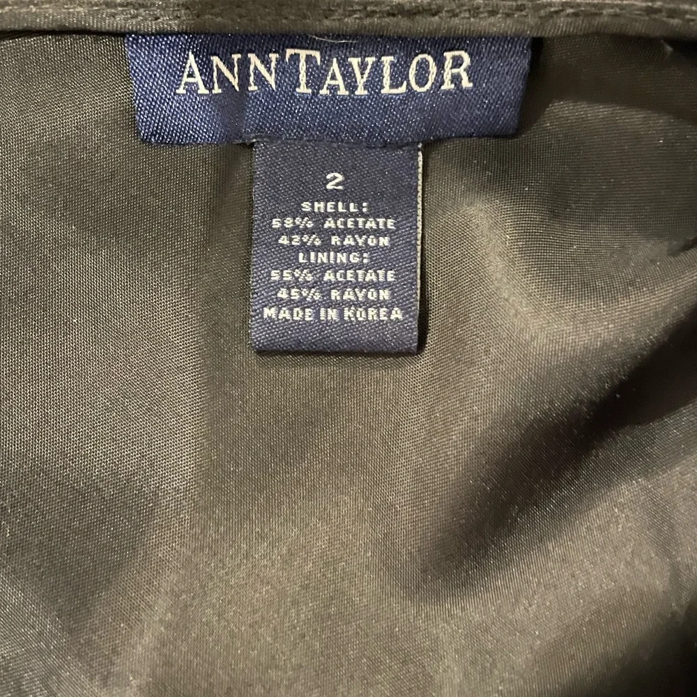 Ann Taylor Black Satin Maxi Skirt - Picture 9 of 15